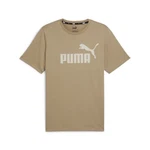 PUMA T-Shirt ESS LOGO TEE Khaki/Braun/Beige/Lila