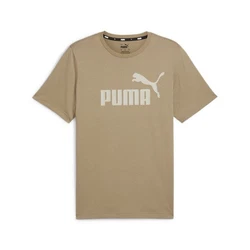 PUMA T-Shirt ESS LOGO TEE Khaki/Braun/Beige/Lila