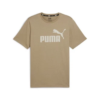 PUMA T-Shirt ESS LOGO TEE Khaki/Braun/Beige/Lila