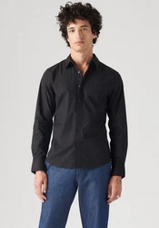Levi's Jeanshemd BATTERY HM SHIRT SLIM Schwarz/Dunkelgrau