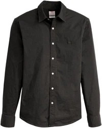 Levi's Jeanshemd BATTERY HM SHIRT SLIM Schwarz/Dunkelgrau