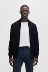 BOSS Strickjacke AVAC_FZ Regular Fit dunkelblau