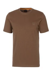 BOSS T-Shirt Tales Khaki/Braun/Dunkelbraun