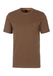 BOSS T-Shirt Tales Khaki/Braun/Dunkelbraun