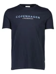 Lindbergh T-Shirt 'Copenhagen' mit Logo und Rundhalsausschnitt 