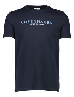 Lindbergh T-Shirt 'Copenhagen' mit Logo und Rundhalsausschnitt Lindbergh T-Shirt 'Copenhagen' mit Logo und Rundhalsausschnitt
