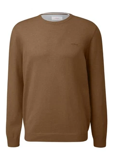 s.Oliver Strickpullover mit Logostickerei s.Oliver Strickpullover mit Logostickerei