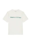 Marc O'Polo T-Shirt mit Logo-Stickerei Weiß/Grün/Hellgrün/Khaki/Türkis/Hellblau