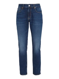 Tommy Jeans Regular-fit Jeans RYAN RGLR STRGHT mit Logoprägung Blau/Dunkelblau