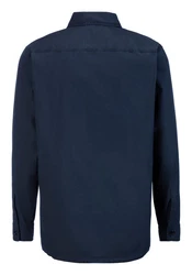 BOSS ORANGE Hemdjacke Locky_2_M mit Brusttaschen Dunkelblau
