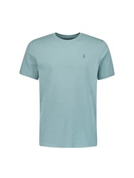 NO EXCESS T-Shirt mit Logo Hellblau/Grün/Türkis