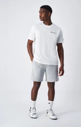 Champion T-Shirt Crewneck Kurzarmshirt Weiß/Creme/Rot