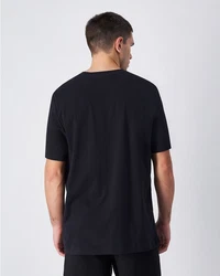 Champion T-Shirt Crewneck Kurzarmshirt schwarz/weiß