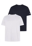 Champion T-Shirt 2Pack Crew-Neck Authentic Athletic Apparel (2-tlg.) marine/wei
