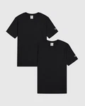 Champion T-Shirt 2Pack Crew-Neck Authentic Athletic Apparel (2-tlg.) schwarz