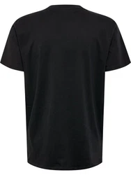 hummel T-Shirt T-Shirt Rundhalsausschnitt gesticktes Logo Regular fit (7924) schwarz