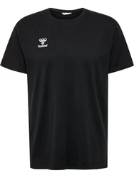 hummel T-Shirt T-Shirt Rundhalsausschnitt gesticktes Logo Regular fit (7924) schwarz