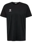 hummel T-Shirt T-Shirt Rundhalsausschnitt gesticktes Logo Regular fit (7924) schwarz