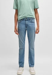 BOSS ORANGE Slim-fit Jeans DELAWARE BO Hellblau/Blau