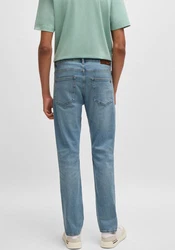 BOSS ORANGE Slim-fit Jeans DELAWARE BO Hellblau/Blau