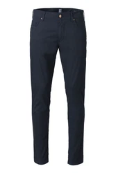 MEYER Chinos M5 Slim Dunkelblau/Blau