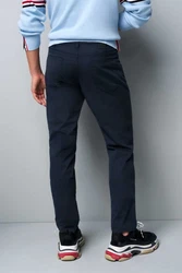 MEYER Chinos M5 Slim Dunkelblau/Blau