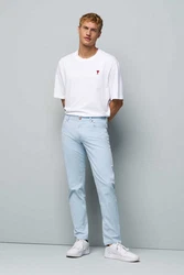 MEYER Chinos M5 Slim Hellblau