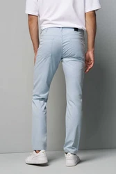MEYER Chinos M5 Slim Hellblau