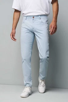 MEYER Chinos M5 Slim Hellblau