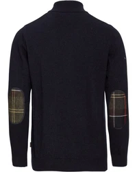 Barbour Strickpullover Troyer Holden Dunkelblau