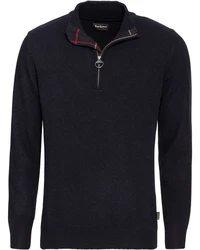 Barbour Strickpullover Troyer Holden Dunkelblau