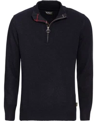 Barbour Strickpullover Troyer Holden Dunkelblau
