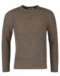 Barbour Strickpullover Horseford Khaki/Braun/Dunkelgrün/Grau