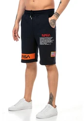 RedBridge Sweatshorts Nasa Motiv Dunkelblau