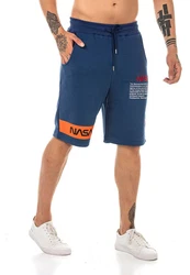 RedBridge Sweatshorts Nasa Motiv Dunkelblau/Blau/Hellblau