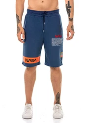 RedBridge Sweatshorts Nasa Motiv Dunkelblau/Blau/Hellblau