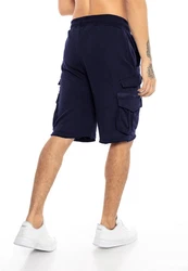 RedBridge Sweatshorts Herren Shorts Cargo Sweatpants Dunkelblau/Blau