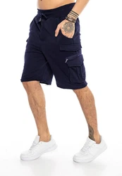 RedBridge Sweatshorts Herren Shorts Cargo Sweatpants Dunkelblau/Blau