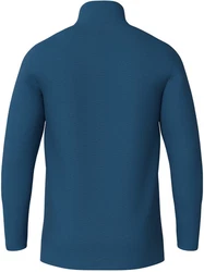 New Balance Laufshirt Space Dye 1/4 Zip Blau meliert