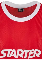 Starter Black Label Split Mesh Tank Top Rot