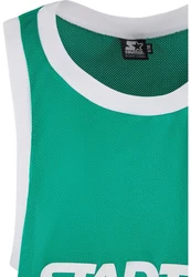 Starter Black Label Split Mesh Tank Top Dunkelgrün/Blau/Grün/Weiß
