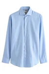 Next Langarmhemd Hemd Hellblau/Blau