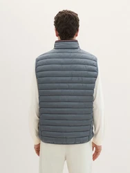TOM TAILOR Steppweste Grau/Hellblau/Dunkelblau/Blau