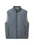 TOM TAILOR Steppweste Grau/Hellblau/Dunkelblau/Blau