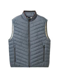 TOM TAILOR Steppweste Grau/Hellblau/Dunkelblau/Blau