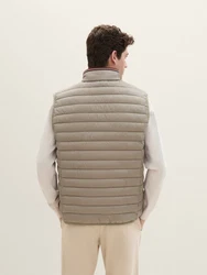 TOM TAILOR Steppweste Braun/Khaki/Beige/Dunkelgrün