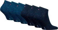 Tommy Hilfiger Underwear Herren Socken 6er Pack - Men's Sneaker ECOM Schwarz/Blau