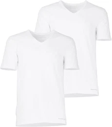 Unterhemd Shirt, 1/2, V-Ausschnitt (2er Pack) mit kurzem Arm