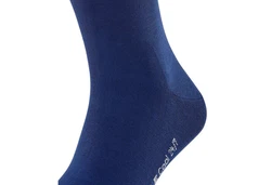 FALKE Kurzsocken Herren Socken Businessstrumpf Cool 24/7 Dunkelblau/Blau