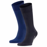 FALKE Kurzsocken Herren Socken Businessstrumpf Cool 24/7 Dunkelblau/Blau FALKE Kurzsocken Herren Socken Businessstrumpf Cool 24/7 Dunkelblau/Blau